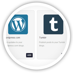 Compose & Publish Blog Posts to<br/>Wordpress, Blogspot & Tumblr
